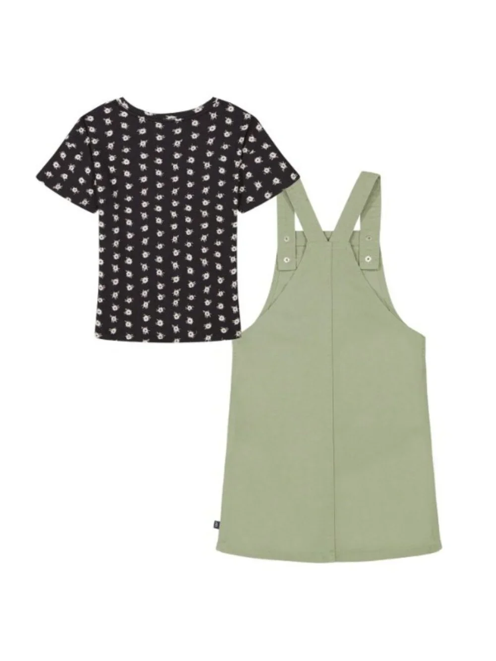 Gap Kids Skirtall Dress & Tee Size XS 4-5 Seagrass